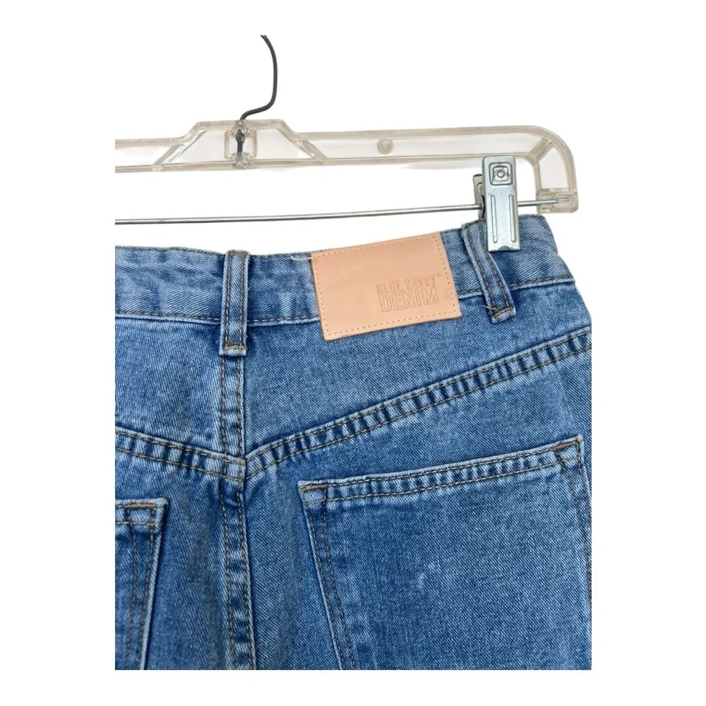 Blue Savvy High Rise Blue Barrel Jeans Size 3 Waist 26
